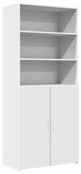 VidaXL fehér szerelt fa magasszekrény 80 x 42,5 x 185 cm