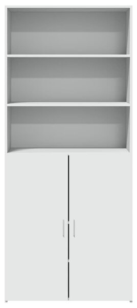 VidaXL fehér szerelt fa magasszekrény 80 x 42,5 x 185 cm