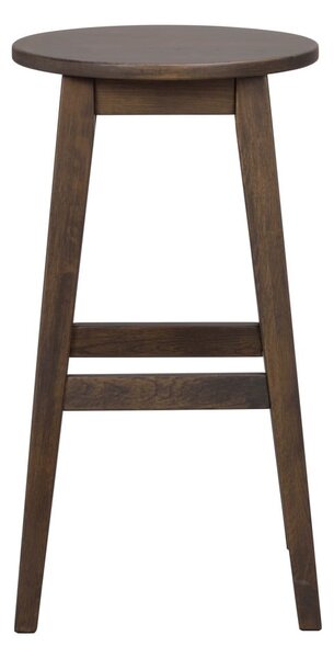 Sötétbarna tölgyfa bárszék szett 2 db-os (ülésmagasság 65 cm) Austin – Rowico