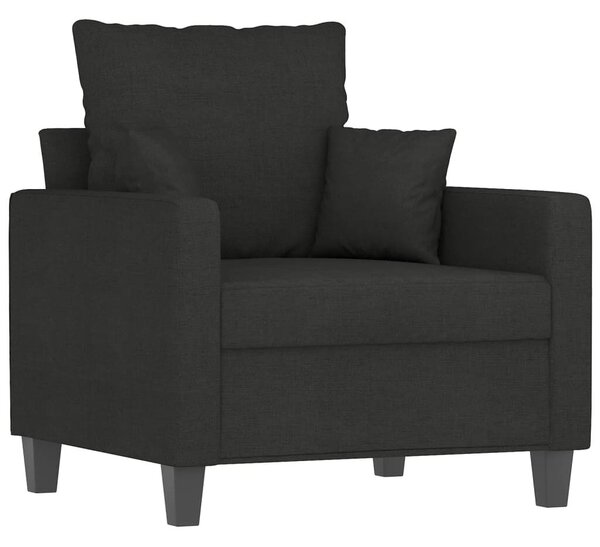 VidaXL fekete szövet kanapéfotel 60 cm