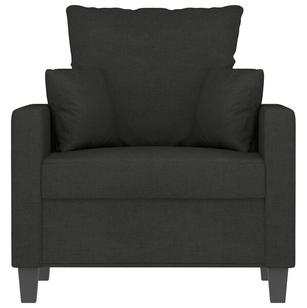 VidaXL fekete szövet kanapéfotel 60 cm