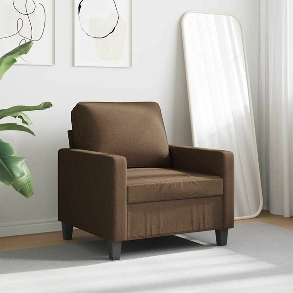 VidaXL barna szövet kanapéfotel 60 cm