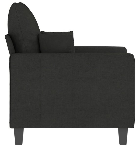VidaXL fekete szövet kanapéfotel 60 cm