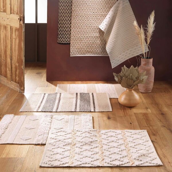 Krémszínű mosható szőnyeg 60x90 cm Silves – douceur d'intérieur