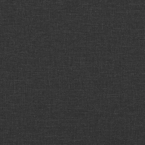 VidaXL fekete szövetpad párnákkal 113x64,5x75,5 cm
