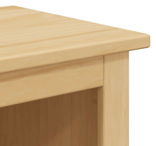 VidaXL Corona tömör fenyőfa fürdőszobaszekrény 70 x 33 x 110 cm
