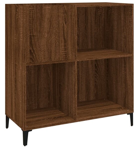 VidaXL barna tölgy színű szerelt fa hanglemezszekrény 84,5x38x89 cm