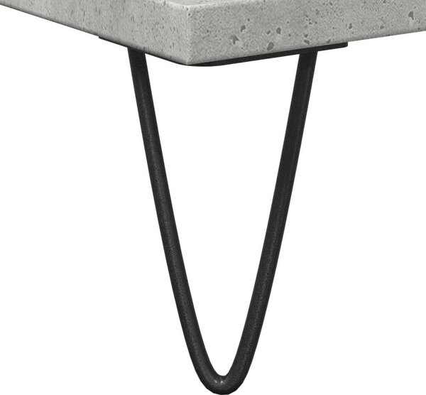 VidaXL betonszürke szerelt fa fürdőszobaszekrény 30 x 30 x 190 cm