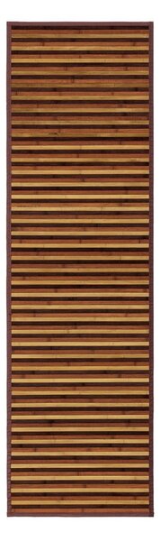 Mustársárga-barna bambusz futószőnyeg 60x200 cm – Casa Selección