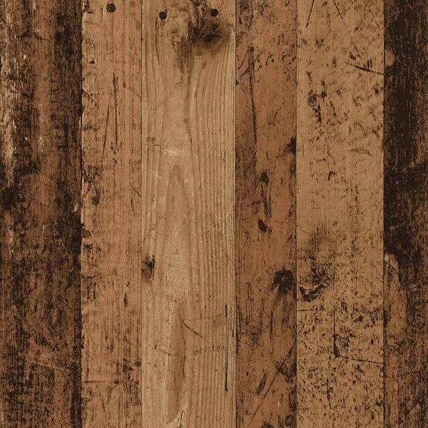 VidaXL Fürdőszobaszekrény régi fa 32x25,5x190 cm gépelt fa