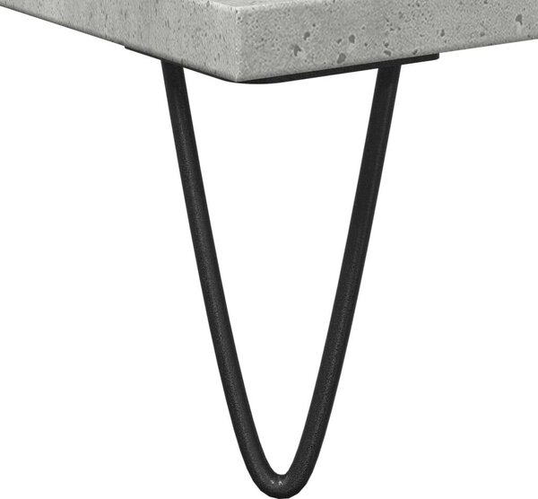 VidaXL betonszürke szerelt fa fürdőszobai mosdószekrény 65x33x60 cm