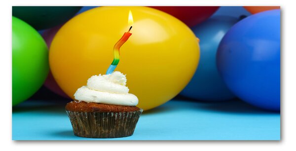 Akril üveg kép Születésnapját cupcake