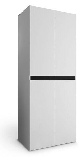 SALSA szekrény 80x203x50 - fehér
