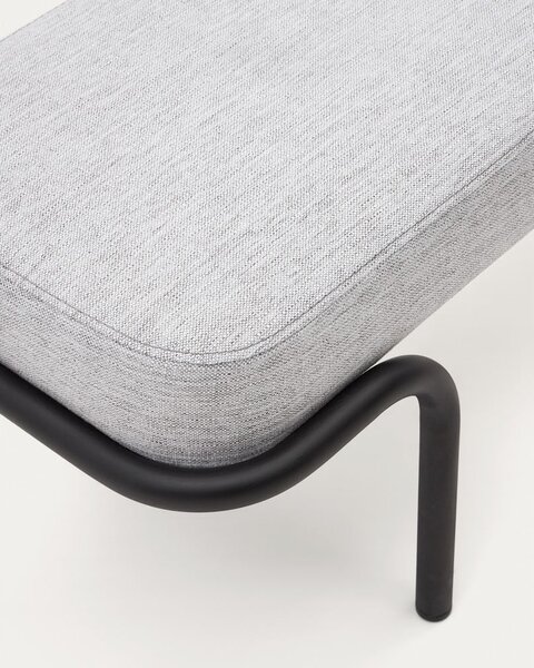 Világosszürke pad Compo – Kave Home