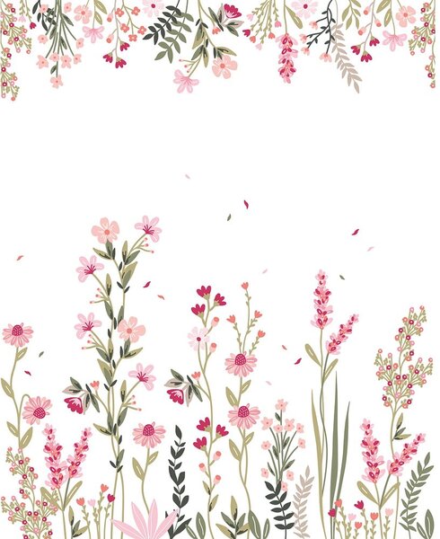 Gyerek tapéta 200 cm x 248 cm A Field Of Flowers – Lilipinso