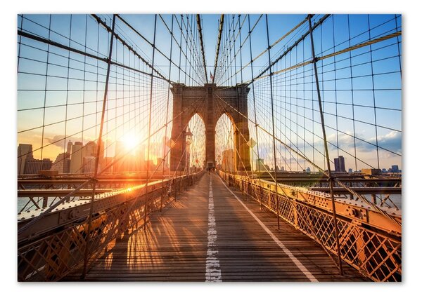 Akrilüveg fotó Brooklyn híd