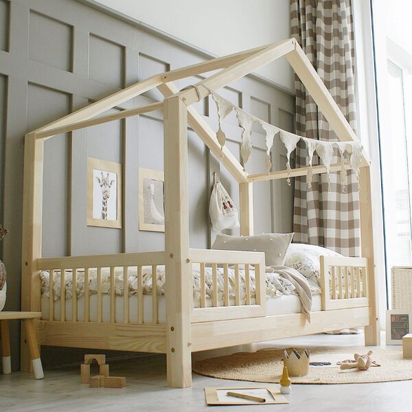 Luloo Housebed Duo Vékony Rácsos Gyerekágy (több színben, méretben, magasságban)