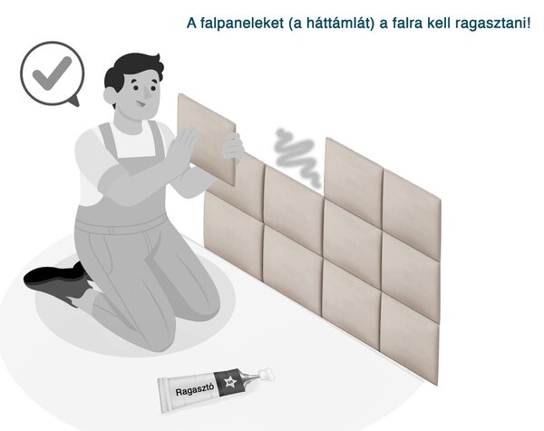 DONY kárpitozott ágy ágyneműtartóval 120x200 - krémszín