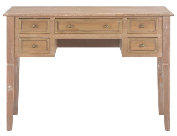 VidaXL barna fa íróasztal 109,5 x 45 x 77,5 cm