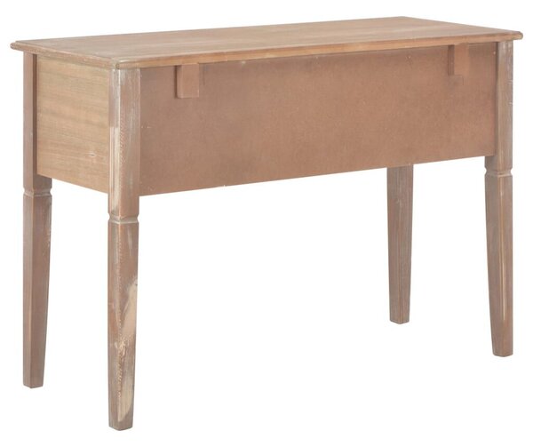 VidaXL barna fa íróasztal 109,5 x 45 x 77,5 cm