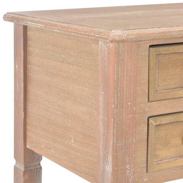 VidaXL barna fa íróasztal 109,5 x 45 x 77,5 cm