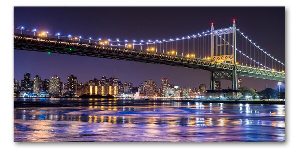 Akrilüveg fotó Bridge new york city