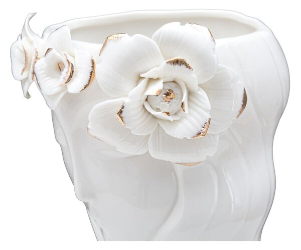 Cute Woman fehér porcelán váza - Mauro Ferretti