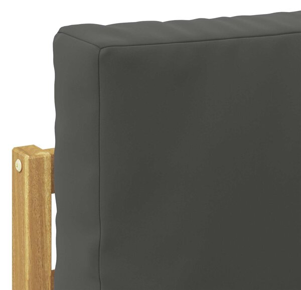 VidaXL Ülőgarnitúrák 4 pcs Fehér és Antracitszürke 191 x 132,5 x 73 cm