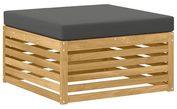 VidaXL Kültéri kanapé szett párnával 7 pcs Fehér és Antracitszürke