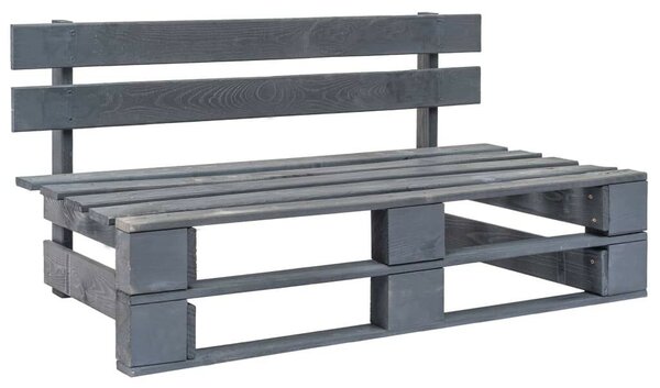 VidaXL Szürke Fa Raklappad - Kerti Pad - 110x65x55 cm