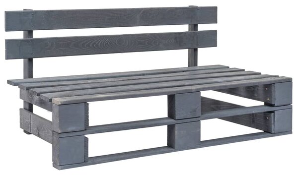 VidaXL Szürke Fa Raklappad - Kerti Pad - 110x65x55 cm