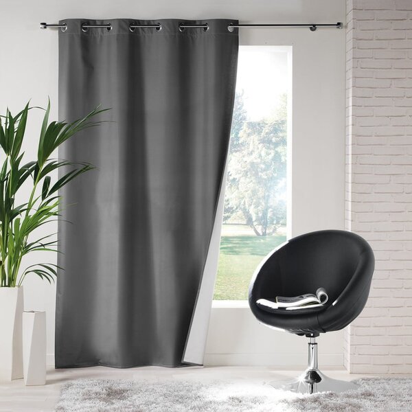 Antracitszürke termo függöny 140x260 cm Icemount – douceur d'intérieur