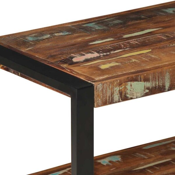 VidaXL tömör újrahasznosított fa ruhatartó állvány 80x40x190 cm