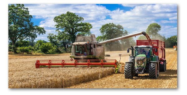 Akrilüveg fotó Keverjük össze és a traktor