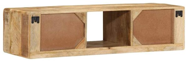 VidaXL tömör nyers mangófa falra szerelhető TV-szekrény 100x32x25 cm