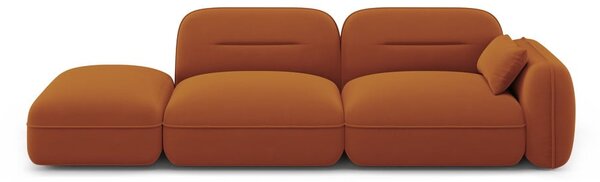 Narancssárga bársony heverő (jobb oldali) Audrey – Interieurs 86