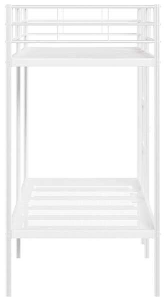 VidaXL fehér acél emeletes ágy matrac nélkül 75 x 190 cm