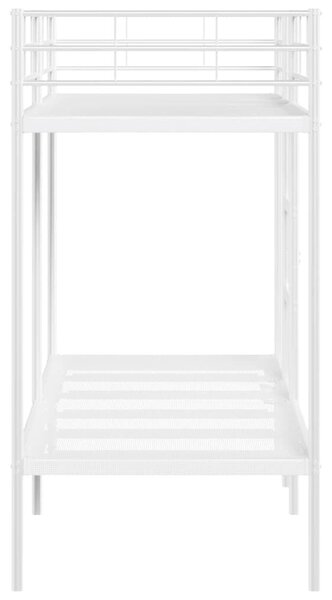 VidaXL fehér acél emeletes ágy matrac nélkül 80 x 200 cm