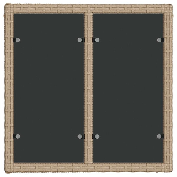 VidaXL Kerti Kanapé Szett 12 pcs Beige és Krémszínű polirattan