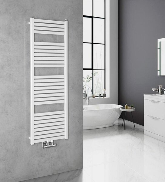 Aqualine Aqualine, TONDI radiátor 450x1330 mm, központi csatlakozás, fehér, DT470T