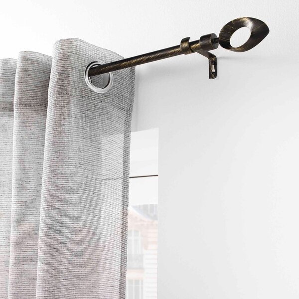 Fém bővíthető függönykarnis 120 - 210 cm Ovalon – douceur d'intérieur