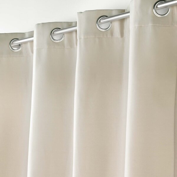 Bézs mikroszálas termo függöny 135x260 cm Micropolar – douceur d'intérieur