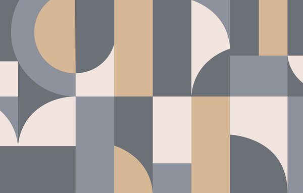 Fotótapéta Szürke és fehér geometriai minta, Absztrakt fotótapéta, Népszerű fotótapéta, t00247 - Tapeko.hu