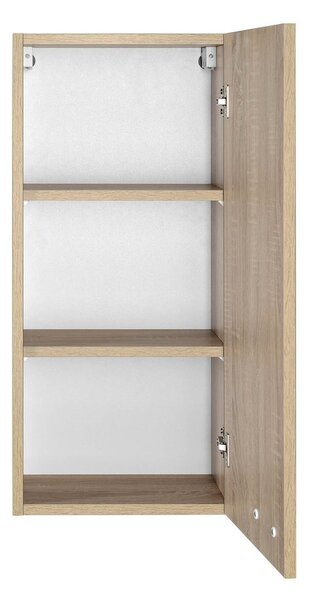 Aqualine Aqualine, ZOJA / KERAMIA FRESH felső szekrény 35x76x23cm, platina tölgy, 50336