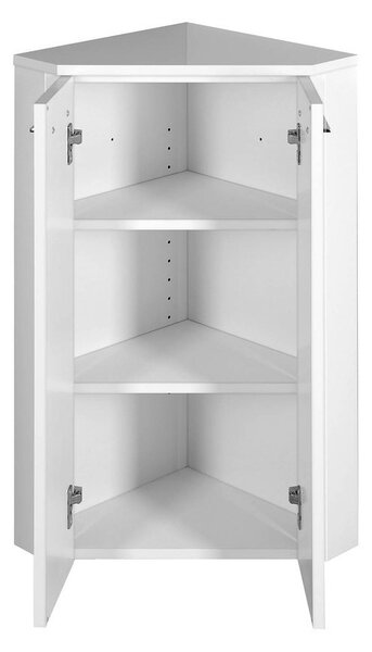 Aqualine Aqualine, ZOJA / KERAMIA FRESH sarokszekrény 35x78x35cm, fehér, 50321