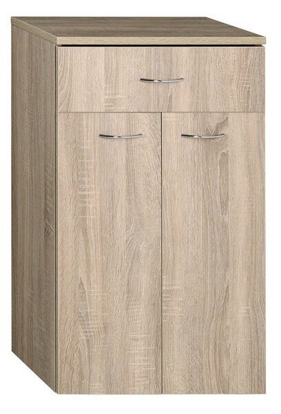 Aqualine Aqualine, ZOJA / KERAMIA FRESH fiókos alsó szekrény 50x78x29cm, platina tölgy, 50315