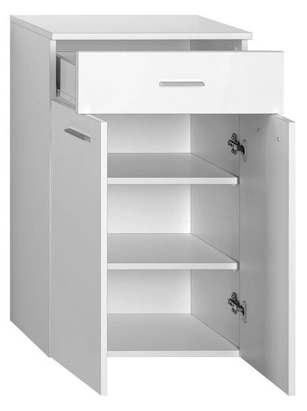 Aqualine Aqualine, ZOJA / KERAMIA FRESH fiókos alsó szekrény 50x78x29cm, fehér, 50313