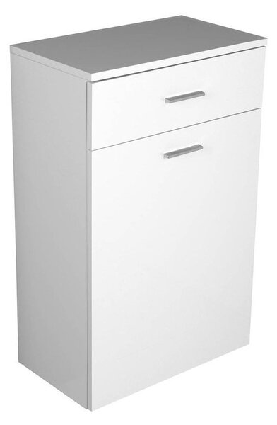 Aqualine Aqualine, ZOJA / KERAMIA FRESH alsó szekrény kosárral 50x78x29cm, fehér, 51310
