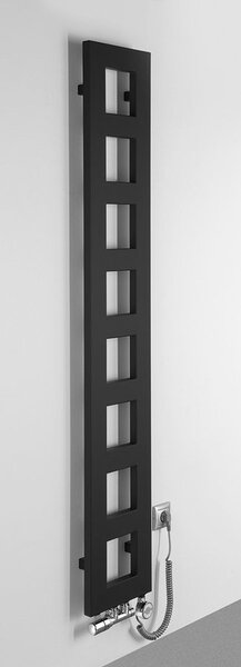 Sapho Sapho, BLOCK radiátor 280x1750 mm, matt fekete, IR182