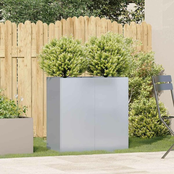 VidaXL Növénytartó 80x40x80 cm Horganyzott acél